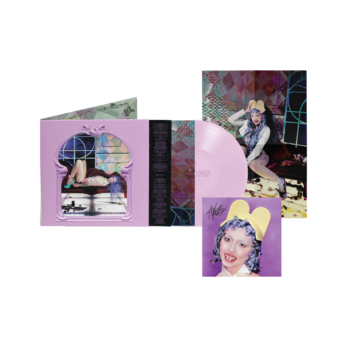 Smoochies Deluxe Vinyl (signed) + Bubble Gum T Shirt Bundle