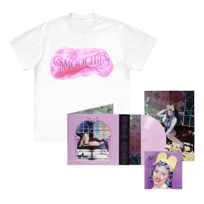 Smoochies Deluxe Vinyl (signed) + Bubble Gum T Shirt Bundle